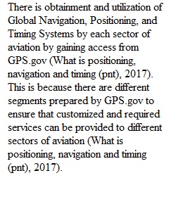 8.4 Discussion Global Navigation, Positioning, and Timing Systems